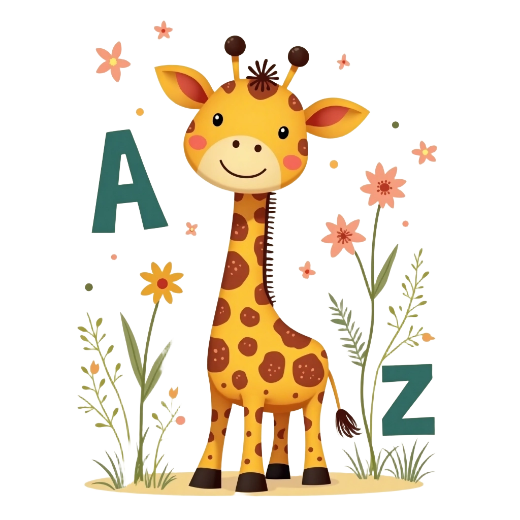 Giraffe Alphabet Adventure